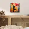 Street art - Liefde - Graffiti - Kunst - Banksy plexiglas 5mm klein -sfeer4