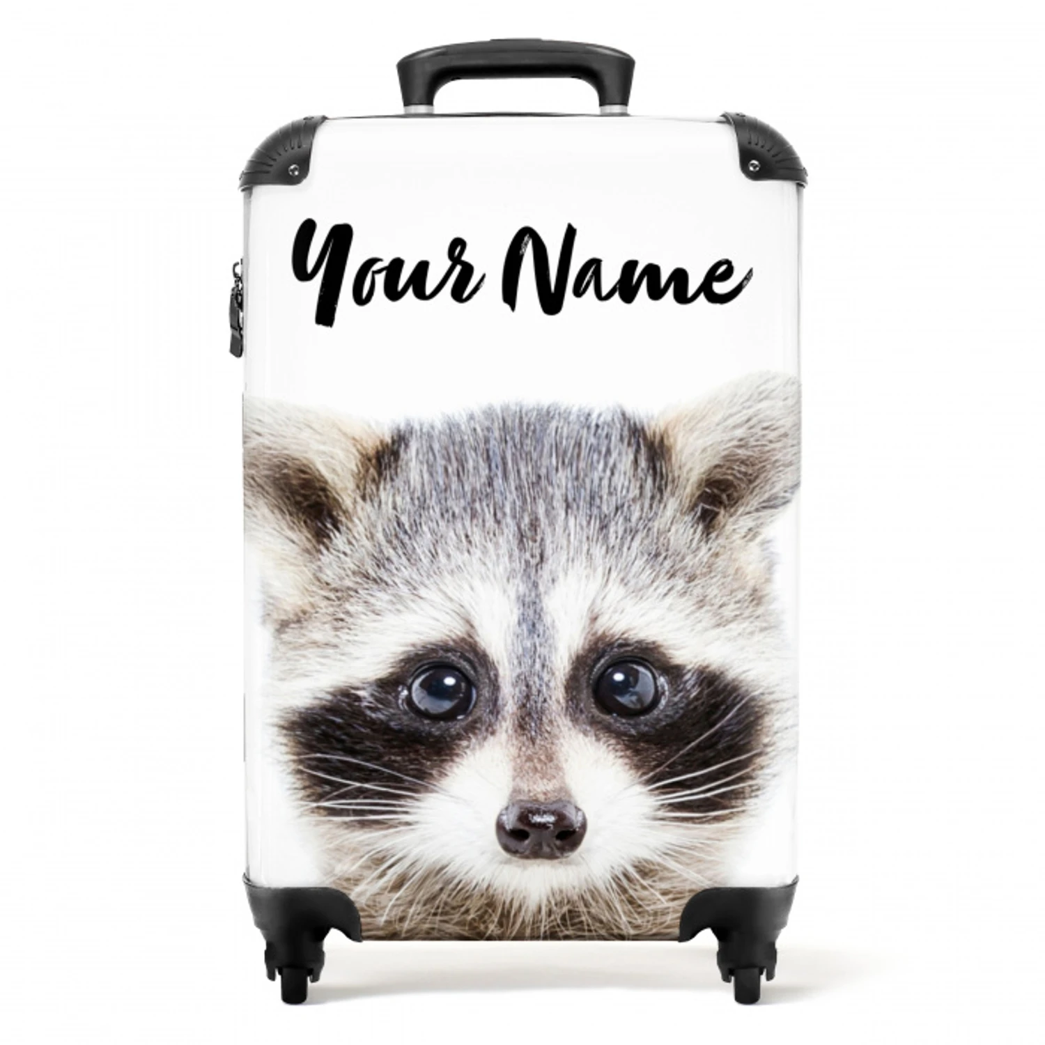 Rachid Racoon NBS - Handbagage koffer - Kinderen Unisex middel -productfoto_recht