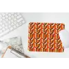 Retro - Modern - Kleurrijk muismat rubber klein 262 -witbureau