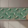 Kersenbloesem - Kraamvogels - Groen keuken achterwand 2 middel 871 zz_3dshopping