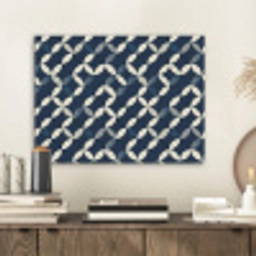 Abstract - Patroon - Blauw PET vilt klein 837 -sfeer1