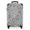 Ovale stippen op witte achtergrond NBS - Handbagage koffer - Kinderen Unisex middel -productfoto_recht