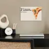 Pizza - Kaas - Pepperoni poster papier klein -sfeer1