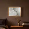 Beton - Industrieel - Grijs Light Box met batterij (Wandlamp) middel -sfeer4