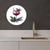 Winter - Cocktail - Decoratie - Drank - Kerst KitchenYeah - Keuken - Wandcirkel Forex klein -sfeer1