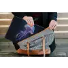 Tentakels - Kwal - Paars - Sprankeling laptophoes neopreen klein -tas
