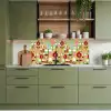 Patronen - Bloemen - Kleuren keuken achterwand 2 middel 871 -sfeer3