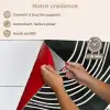 Lijnen - Patroon - Abstract - Wit keuken achterwand spatscherm klein -spatscherm_FR
