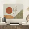 Zon - Abstract - Takken - Oranje PET vilt klein -sfeer1