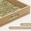 Abstract - Marmer - Groen Dienblad Rechthoek middel 911 -USP_HandgreepNL