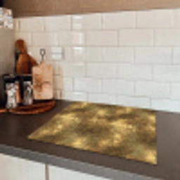 Antiek - Metaallook - Goud Inductie beschermer vinyl 3mm middel 274 -sfeer3