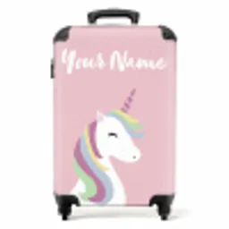 Cartoonicorn NBS - Handbagage koffer - Kinderen Unisex middel -productfoto_recht