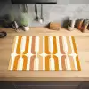 U-vorm - Retro - Oranje Inductie beschermer vinyl 3mm klein 276 -sfeer5
