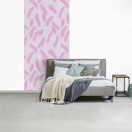 Veren - Paars - Wit fotobehang vinyl groot 64 -slaapkamer