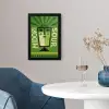 Grafisch - Art - Cocktail - Groen fotolijst zwart zonder passe partout klein -sfeer4