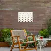 Vet - Liefde - Wit - Zwart Tuinposter op houten frame 2 cm dik klein 845 -sfeer3