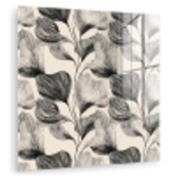 Botanisch - Bladeren - Zwart plexiglas 5mm klein 11 -zzzproduct_nieuw