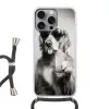 Golden retriever - Hond - Zonnebril - Gkas Hoesje iPhone 16 Pro Max met koord klein -3d