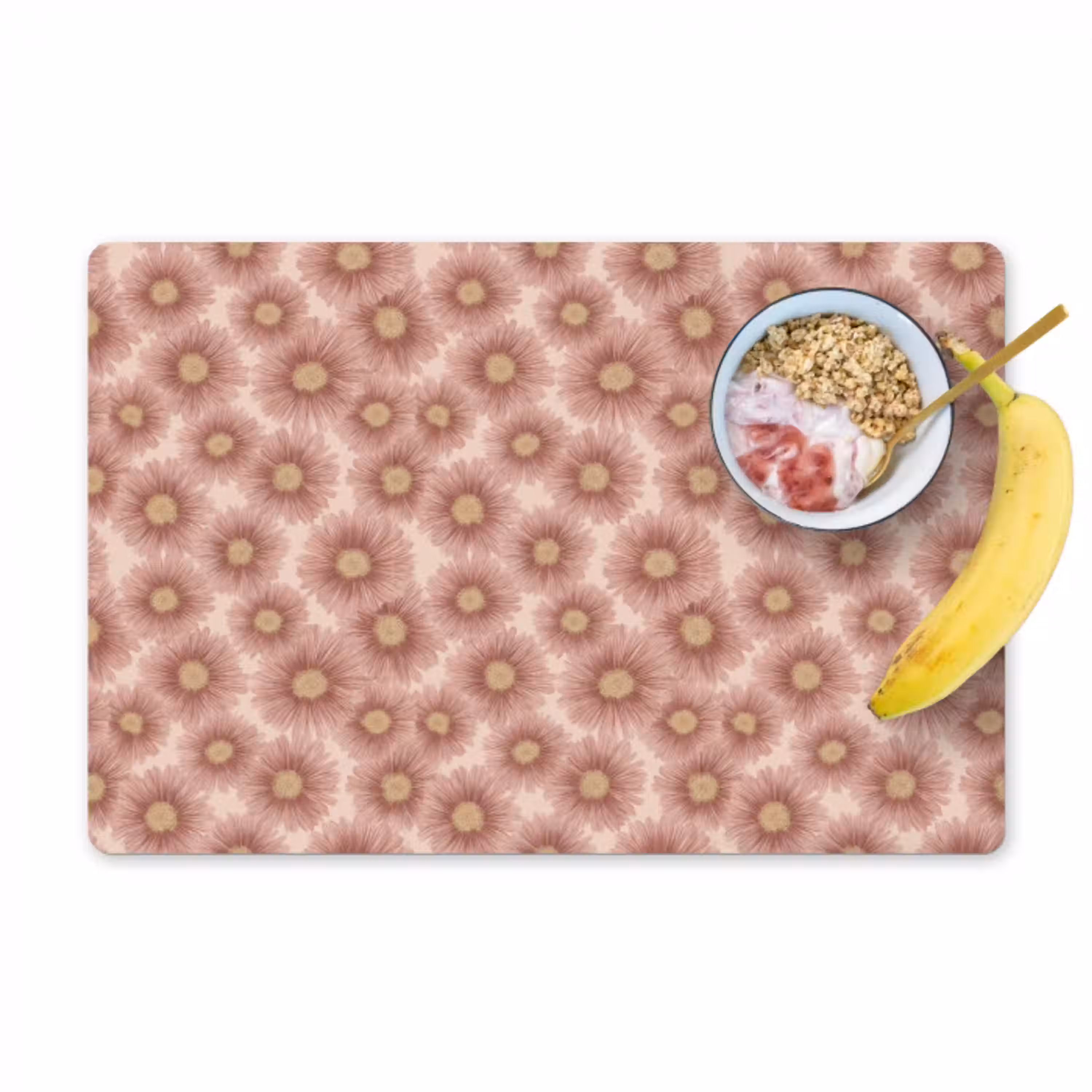 Gerbera - Bloemen - Roze Placemat vinyl groot 368 -zzzproduct_Kitchenyeah-website