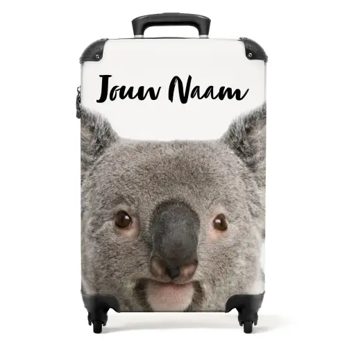 Schattige Koala Beer NBS - Handbagage koffer - Kinderen Unisex middel -productfoto_recht