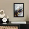 Kunst - Goud - Luxe - Abstract - Modern fotolijst zwart zonder passe partout klein -sfeer1
