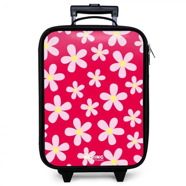 Kinderkoffer - Madeliefjesmania hotpink