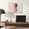 Abstract - Cirkels - Paars PET vilt klein -sfeer5