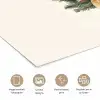 Kerstboom - Kerst - Merry Christmas - Beige poster papier klein -closeup_NL