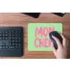 Mon cheri - Groen - Roze muismat rubber klein -toetsenbord