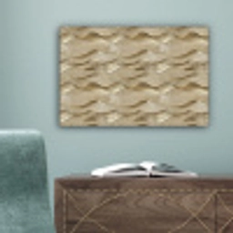 Golven - Patroon - Goud canvas 2cm klein 34 -sfeer4