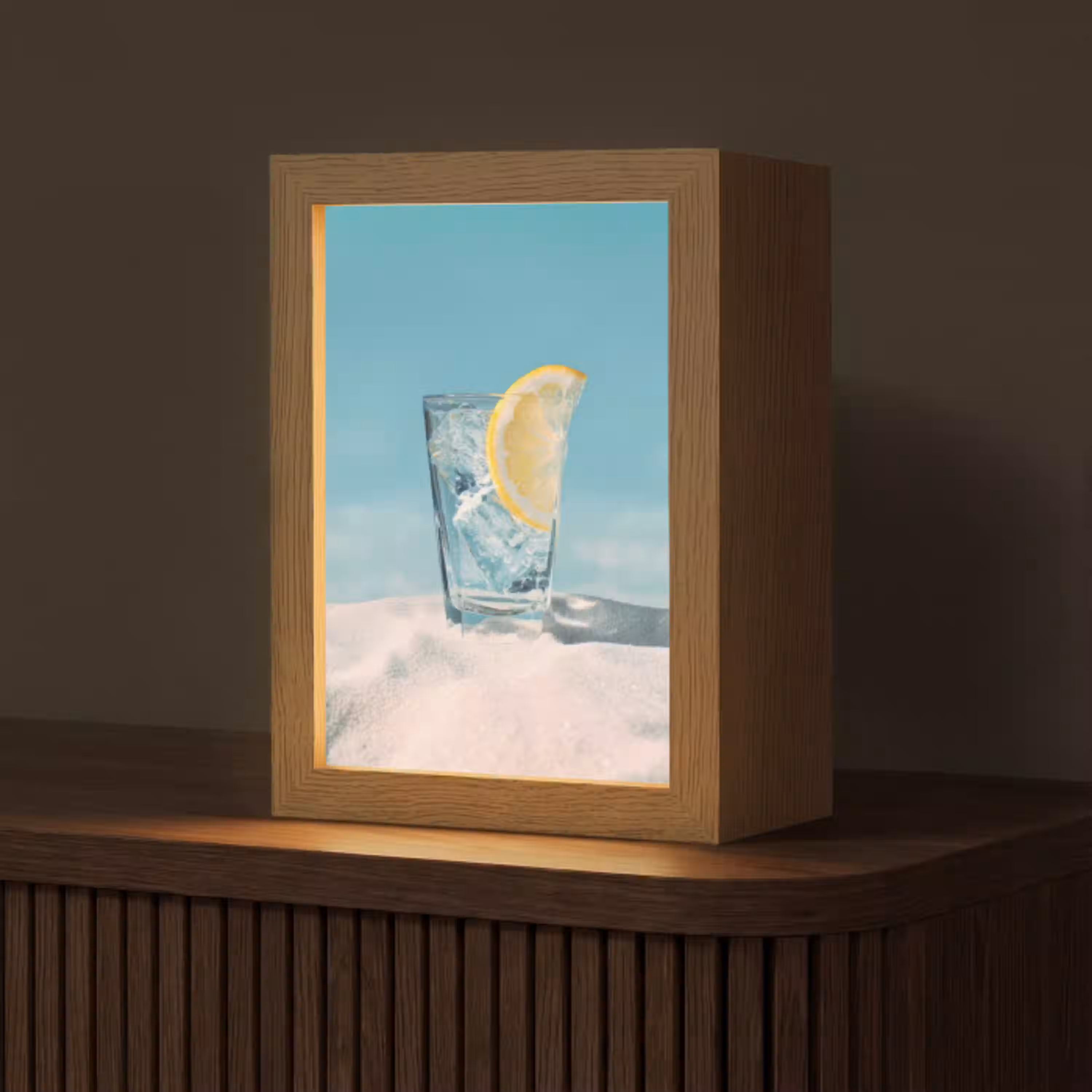 Glas - ijsblokjes - Citroen Light Box met kabel (Tafellamp) klein -z3d_website