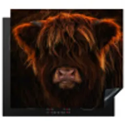 Vurige Manen Inductie beschermer vinyl 3mm middel -3d