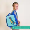 Dinosaurus - Blauw - Zonnebril Kinderrugzak - Blauw middel -sfeer3_NL