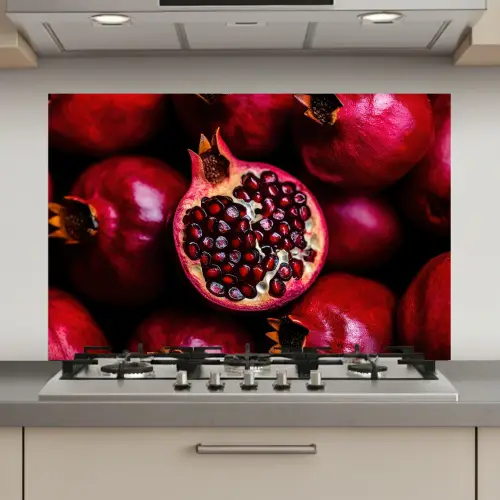 Granaatappel - Rood - Fruit keuken achterwand spatscherm klein -3d_website