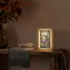 Uil - Vogels - Bloemen - Natuur Light Box met kabel (Tafellamp) klein -sfeer4