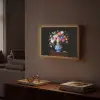 Rozen - Bloemen - Vaas - Boeket Light Box met batterij (Wandlamp) middel -sfeer1