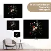 Bloemstuk - Vaas - Zwart tuinposter los doek klein -Xsfeer9_DE