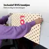 Love - Stippen - Roze Inductie beschemer met haakjes klein -ky-ophangen-nl