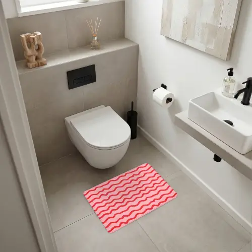 Speels - Patroon - Rood WCmat klein 1009 -sfeer1