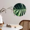 Tropisch - Inductie mat - Natuur - Inductie beschermer - Jungle Wandcirkel plexiglas klein -sfeer4