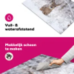 Hert - Sneeuw - Bos - Dieren - Vertederend Inductie beschermer vinyl 3mm klein -wsfeer6_website