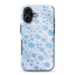 Schuim - Bubbels - Blauw Toughcase MagSafe Apple iPhone 17 klein -3d