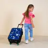 Patroon van planeten op een donkere achtergrond Kinderkoffer - Zwart klein -sfeer1