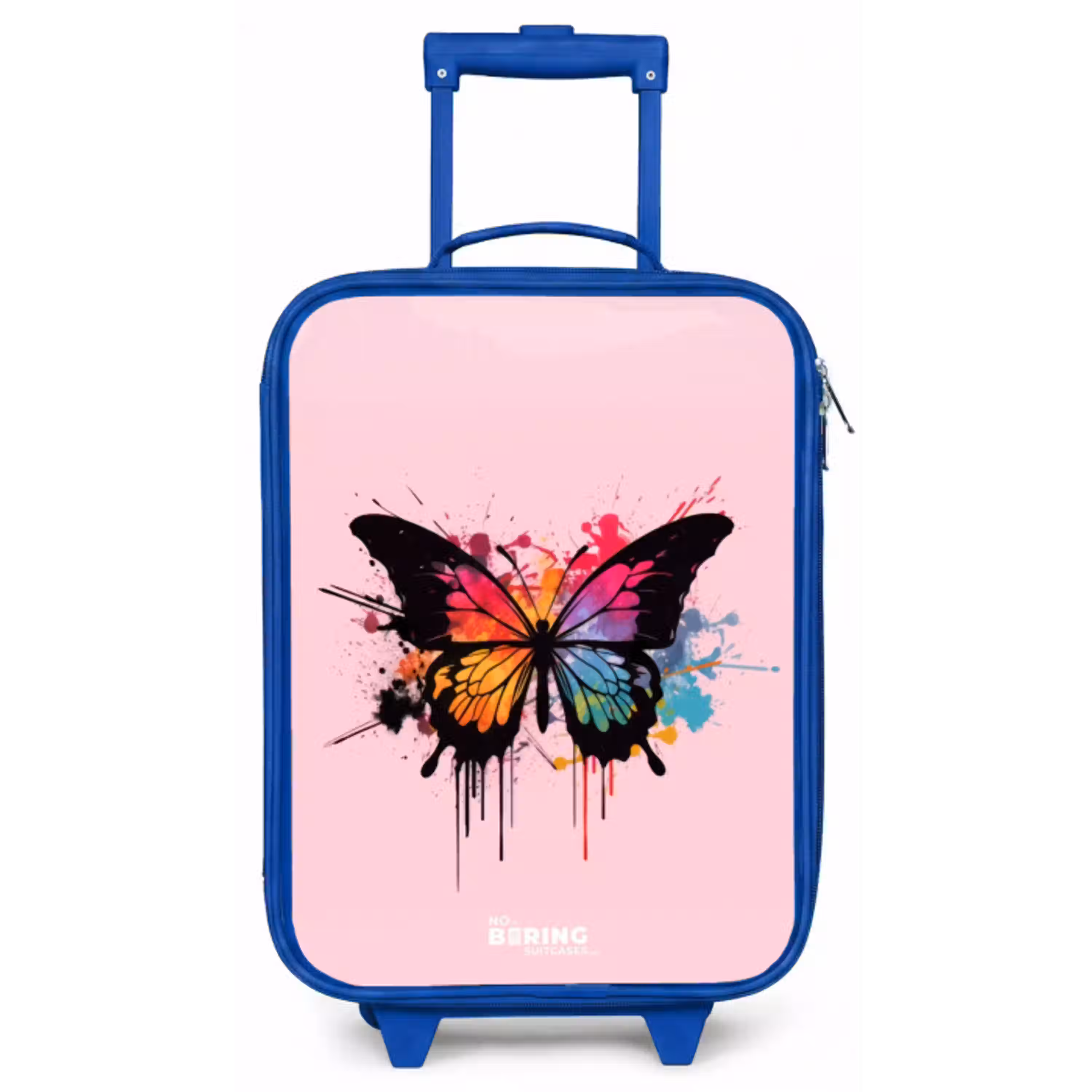Vlinderverf Kinderkoffer - Blauw klein -zz3dotto