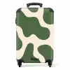 Abstract - Groene vormen NBS - Handbagage koffer - Kinderen Unisex middel -productfoto_recht