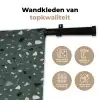 Terrazzo -  Patroon - Kleurrijk - Groen Wandkleed katoen klein 269 -sfeer2