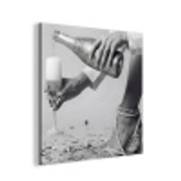 Feestelijk - Champagne - Discobal aluminium wit klein -3d