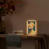 Vrouw - Hoed - Geel Light Box met kabel (Tafellamp) klein -sfeer4