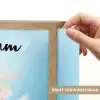 Paard - Meisjes - Blauw - Roze Light Box met batterij (Wandlamp kind) middel -USP_websiteprintNL