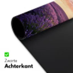 Landschap - Lavendelveld - Paars Muismat XXL klein -sfeer2